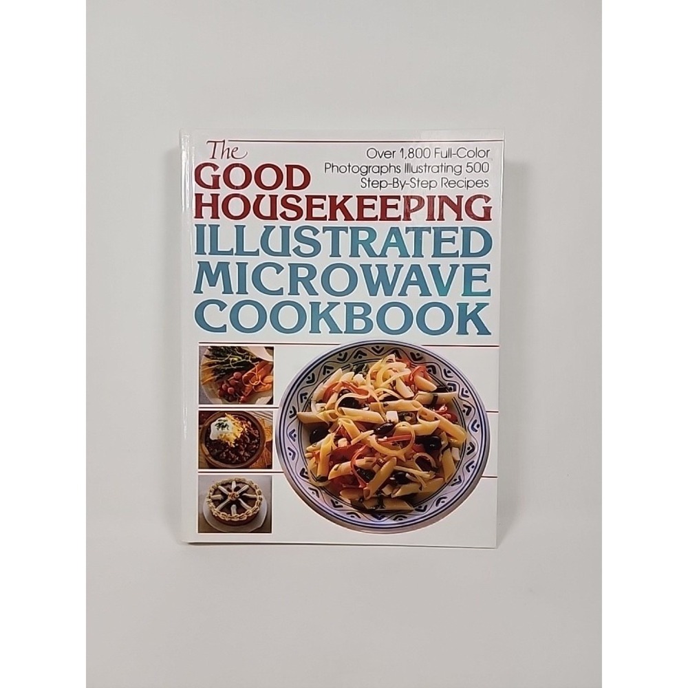 VTG The Good Housekeeping Illustrated Microwave Cookbook Hardcover 500 Recipes‎